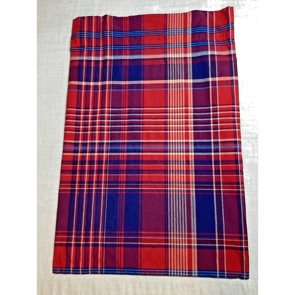 Lauren Ralph Lauren Red and Blue Plaid Pillow Sham